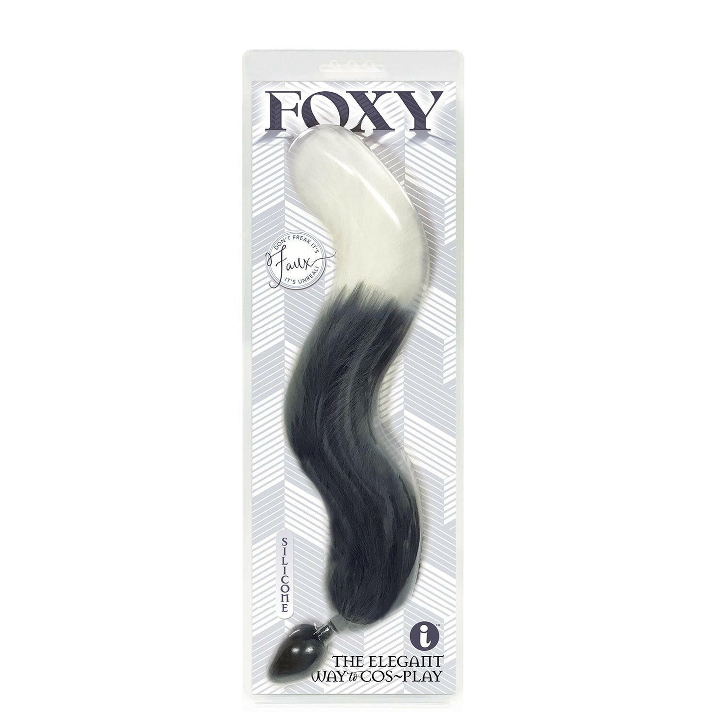 Foxy Fox Tail Silicone Butt Plug - Grey - TemptationsSale SpecialsTemptationsIC1404