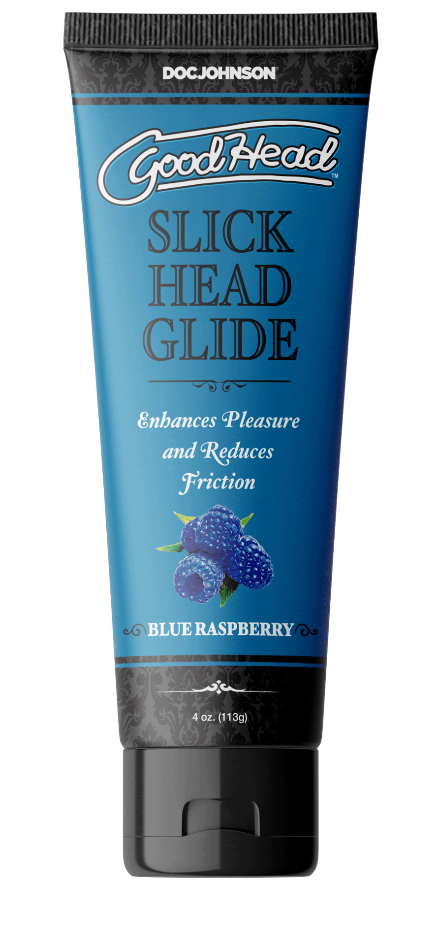 Goodhead - Slick Head Glide - Blue Raspberry - 4 Oz - TemptationsSale SpecialsTemptationsDJ1361-06-BU