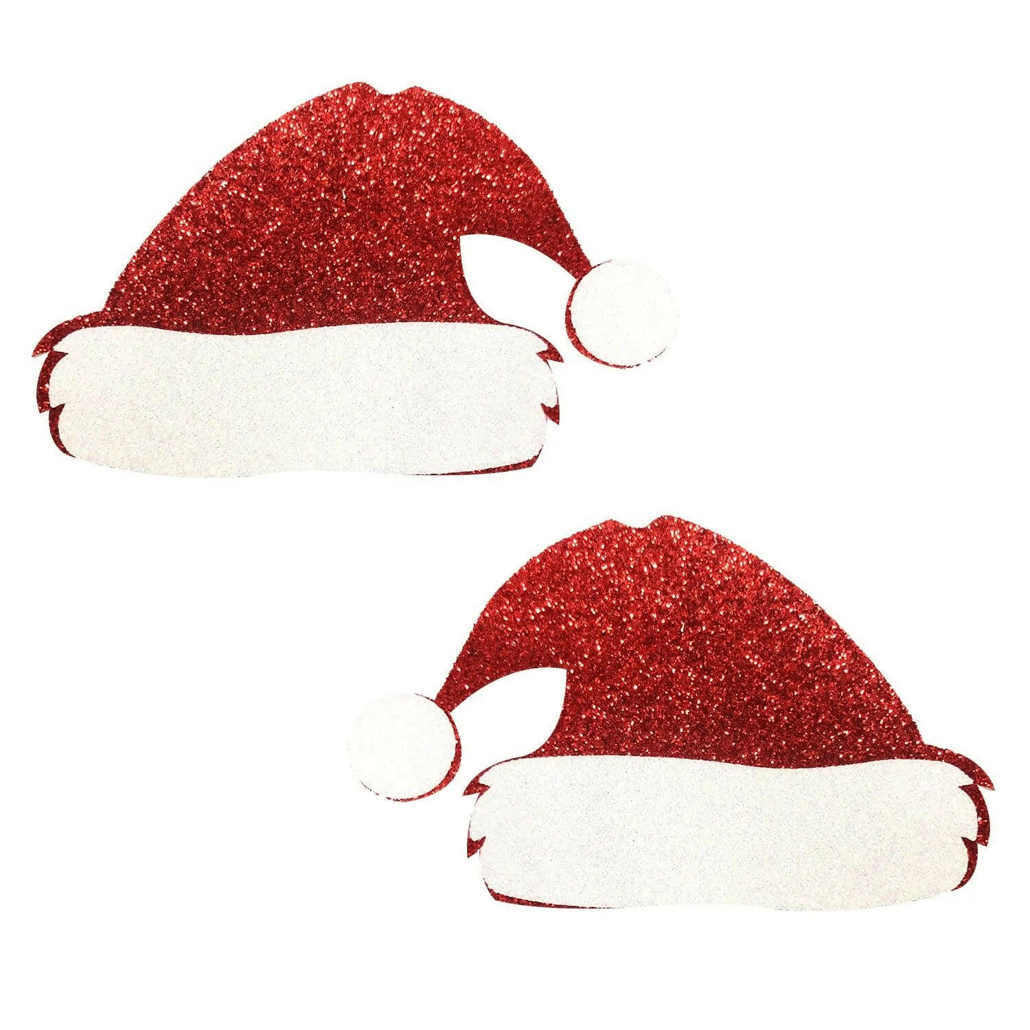 Freaking Awesome Glitter Santa Hat Nipple Cover Pasties NN-FA-HAT-NS